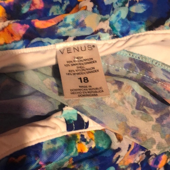 Vibrant Multicolor Strapless tankini - Picture 7 of 15